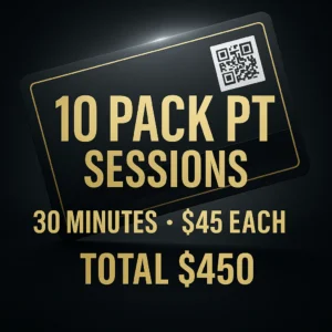 10 PACK PT SESSIONS 30 MINUTES