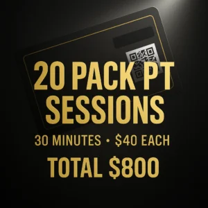 20 PACK PT SESSIONS 30 MINUTES